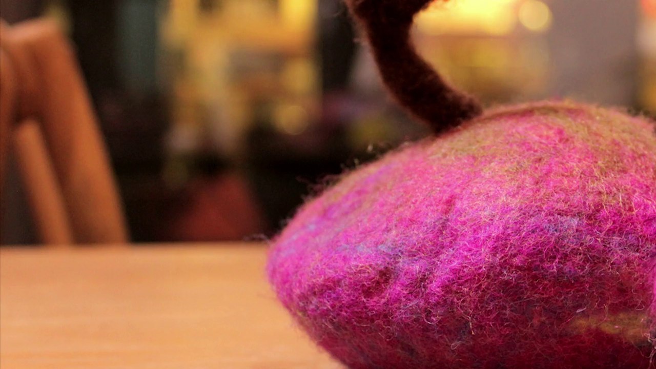 Small Felt Beret - Part 2-3: Water Felting