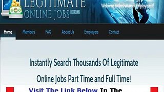 Legitimate Online Jobs  Bonus + Discount