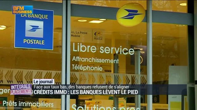 Crédit immobiliers : les banques lèvent le pied