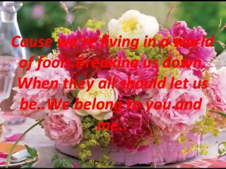 How deep is your love by the Bee Gee's with lyrics..