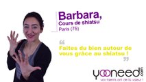 Cours de shiatsu à Paris (75020) avec Barbara - Yooneed
