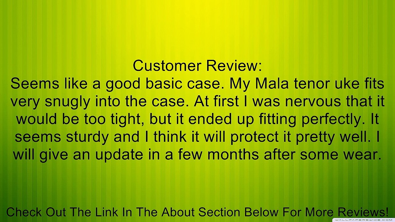 Gearlux Tenor Ukulele Hardshell Case - Black Review