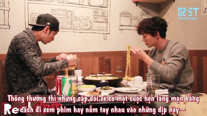 [Vietsub - 2ST] [Real] Bữa ăn ngọt ngào ngày tình nhân