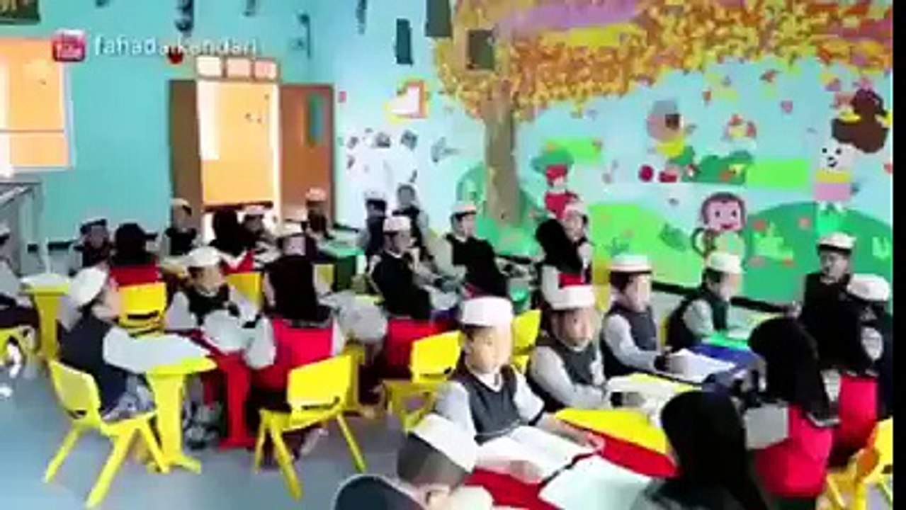 little girl reciting holy quran in nice voice.