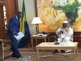 Audience accordée par le Président au Ministre congolais des Sports