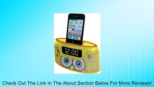Nickelodeon Spongebob iPod Clock Radio (50262C-IPH) Review
