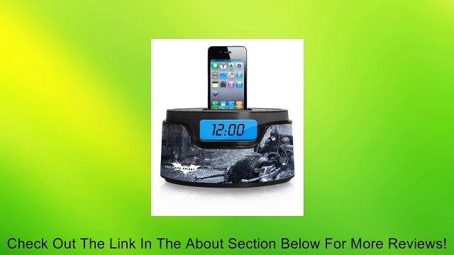 Warner Brothers Batman iPod Clock Radio Dock (50283C-IPH) Review