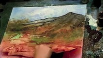 Airbrush painting secrets waves,volcano,underwater,mountains,skies