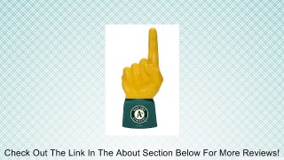MLB Oakland Athletics #1 Jersey Sleeve with Foam Fingers, Forest/Yellow Review