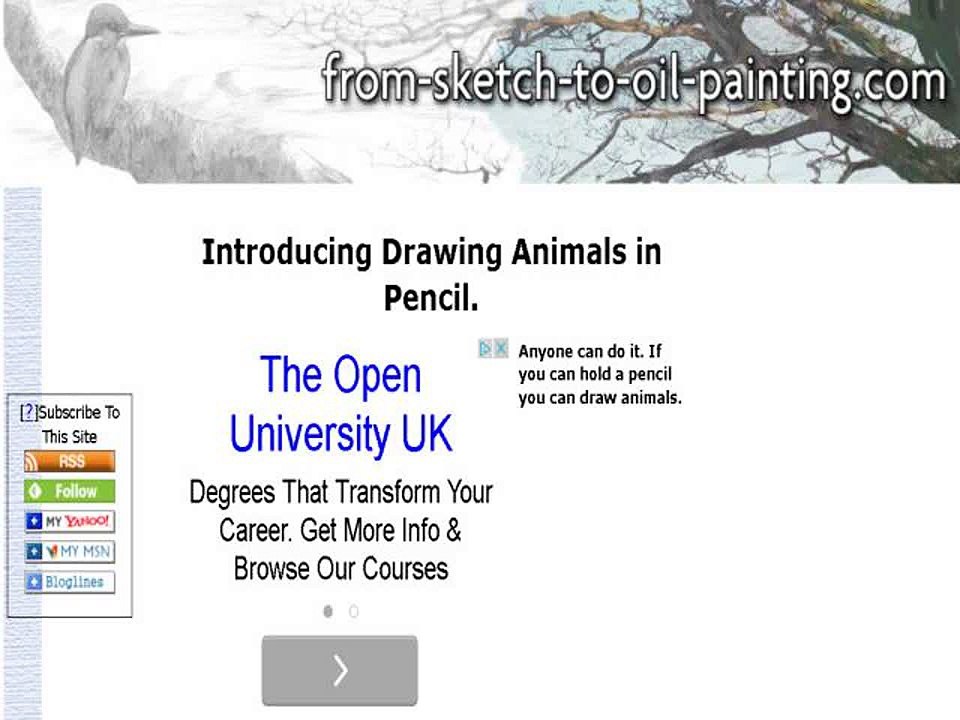 Drawing Animals In Pencil