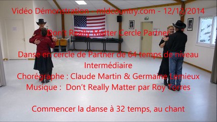 Don't Really Matter Cercle Partner Démo