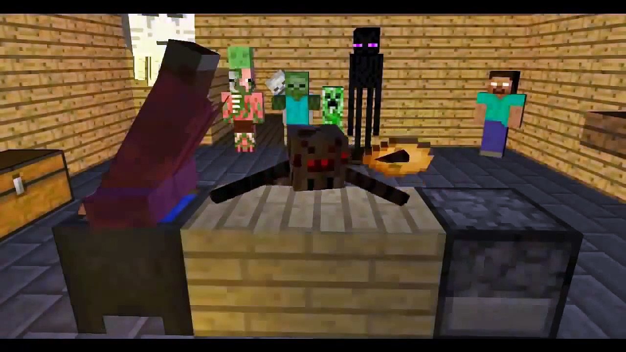 Monster School: Cooking - Minecraft Animation