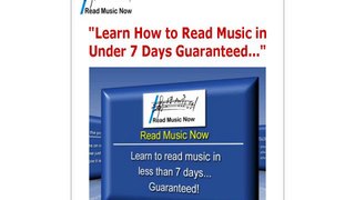 Learn How To Read Music In 7 Days