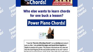 Secret Of Exciting Piano Chords