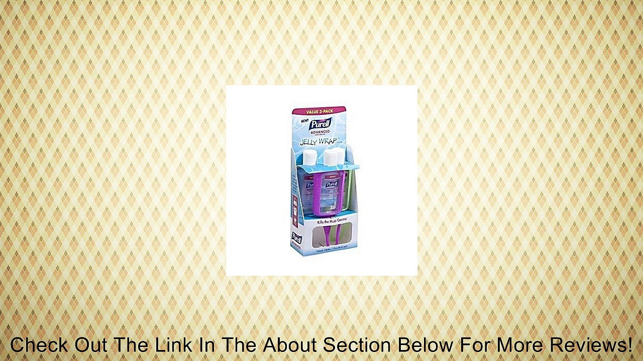 Advanced Hand Sanitizer Value 3 pack w/Jelly Wrap carriers Review