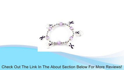 Purple Awareness Bracelet With Hearts Review