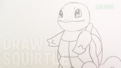 Draw Squirtle from Pokemon