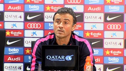 Luis Enrique, antes de medirse al Geta