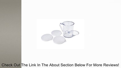 New Star Polycarbonate�Dredge Shaker�with 3 Lids, 10-Ounce, Set of 12, Clear Review