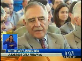 Alcalde Rodas inauguró la segunda etapa de la Ruta Viva