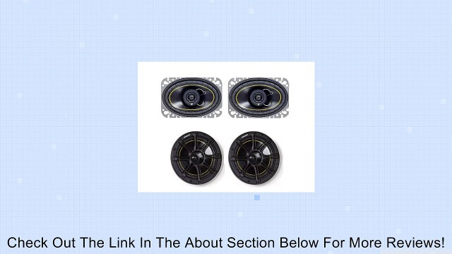 NEW KICKER DS46 4x6 100W Car Speakers + KICKER DS65 6.5 200W Car Speakers Review