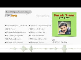 Faruk Tınaz  - Unuttun Tanrım  (Official Audio)