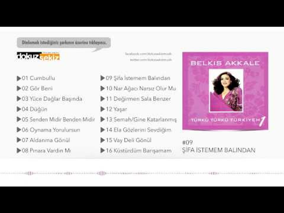 Belkıs Akkale - Şifa İstemem Balından  (Official Audio)