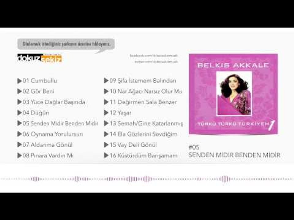 Belkıs Akkale  - Senden Midir Benden Midir  (Official Audio)