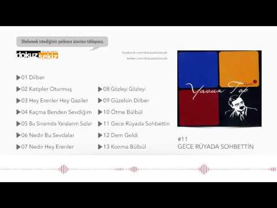 Yavuz Top - Gece Rüyada Sohbetin (Official Audio)