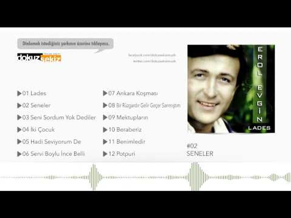 Erol Evgin - Seneler  (Official Audio)