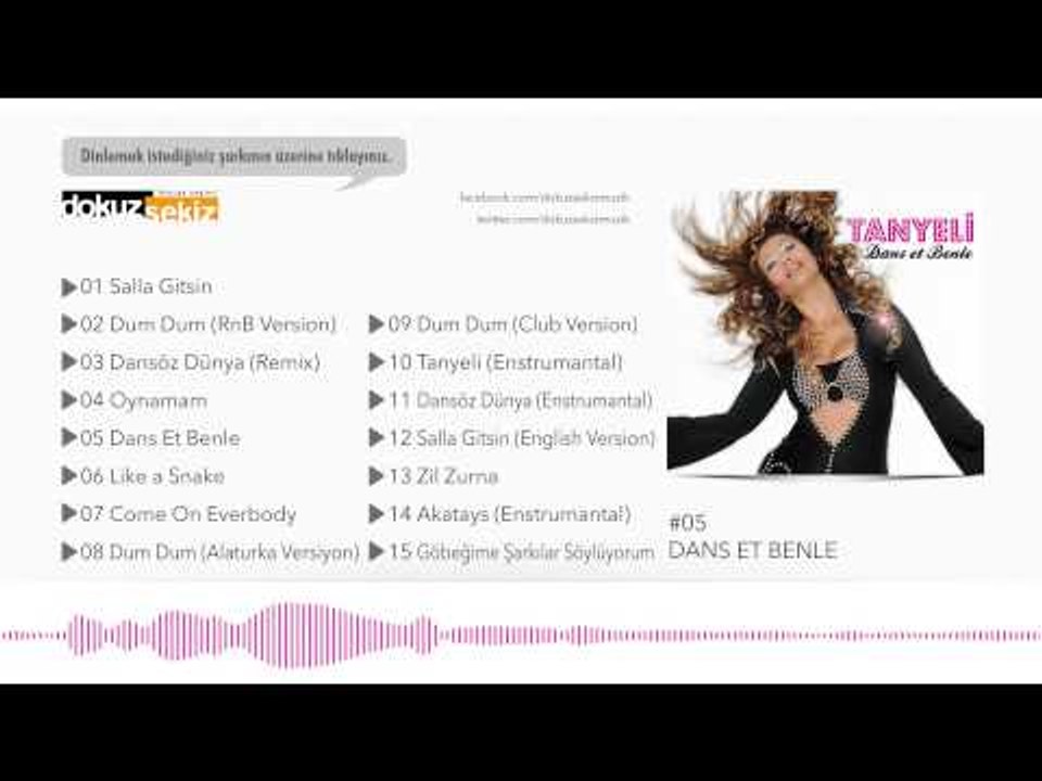 Tanyeli - Dans Et Benle (Official Audio)