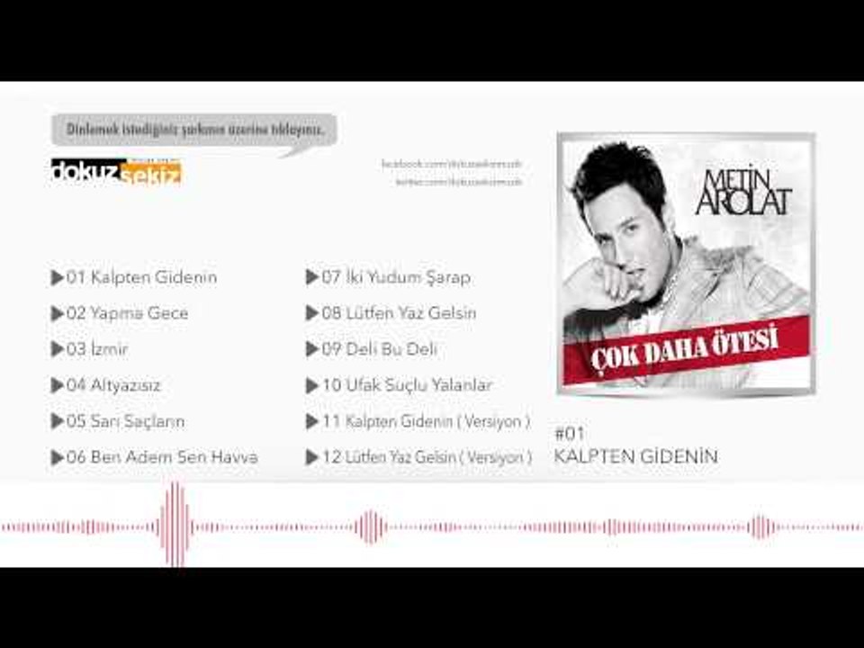 Metin Arolat - Kalpten Gidenin (Official Audio)