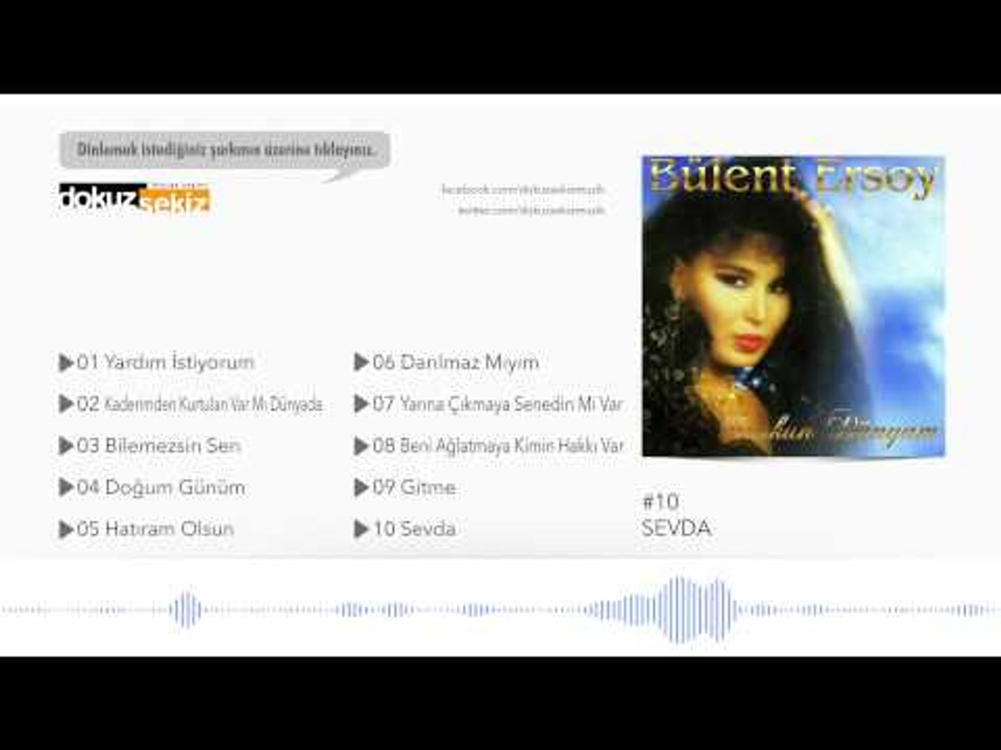 Bulent Ersoy Sevda Official Audio Dailymotion Video