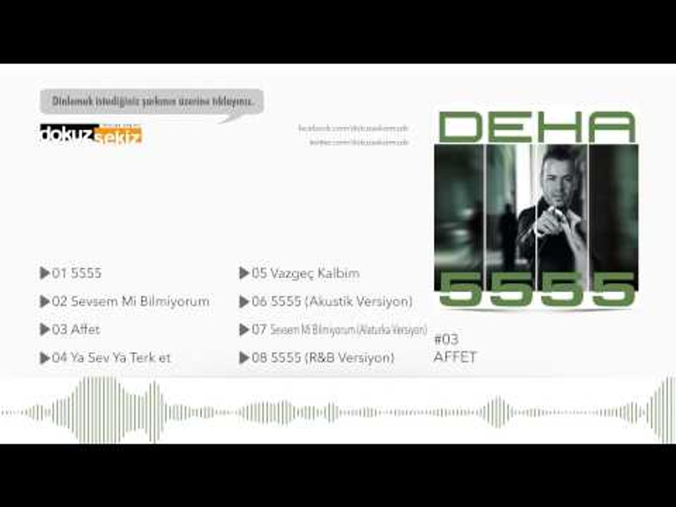 Deha - Affet (Official Audio)
