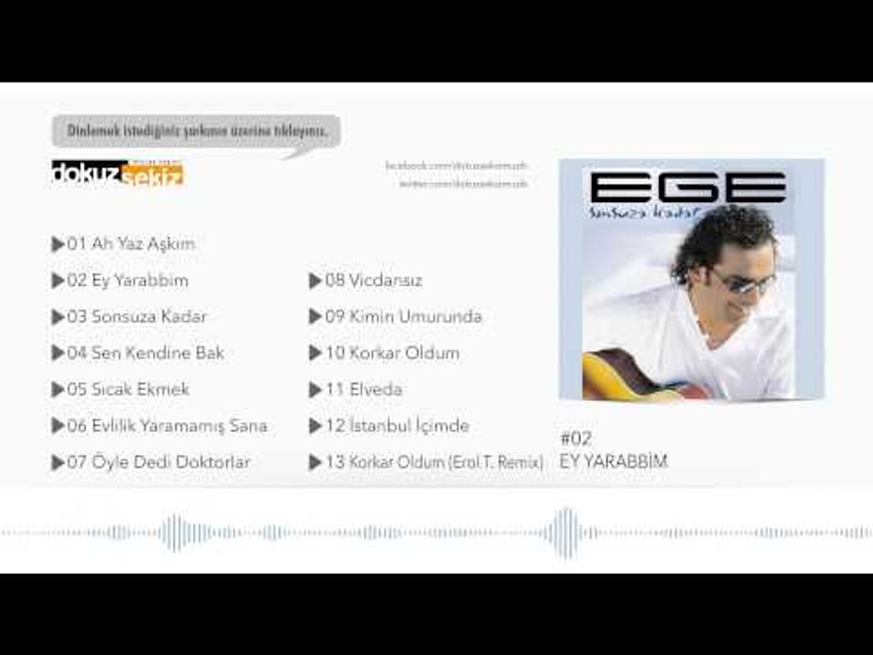 Ege - Ey Yarabbim (Official Audio)