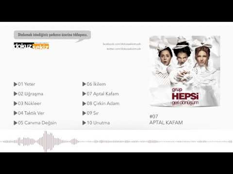 Grup Hepsi - Aptal Kafam  (Official Audio)