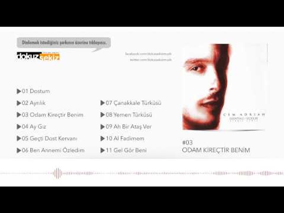 Cem Adrian - Odam Kireçtir Benim (Official Audio)