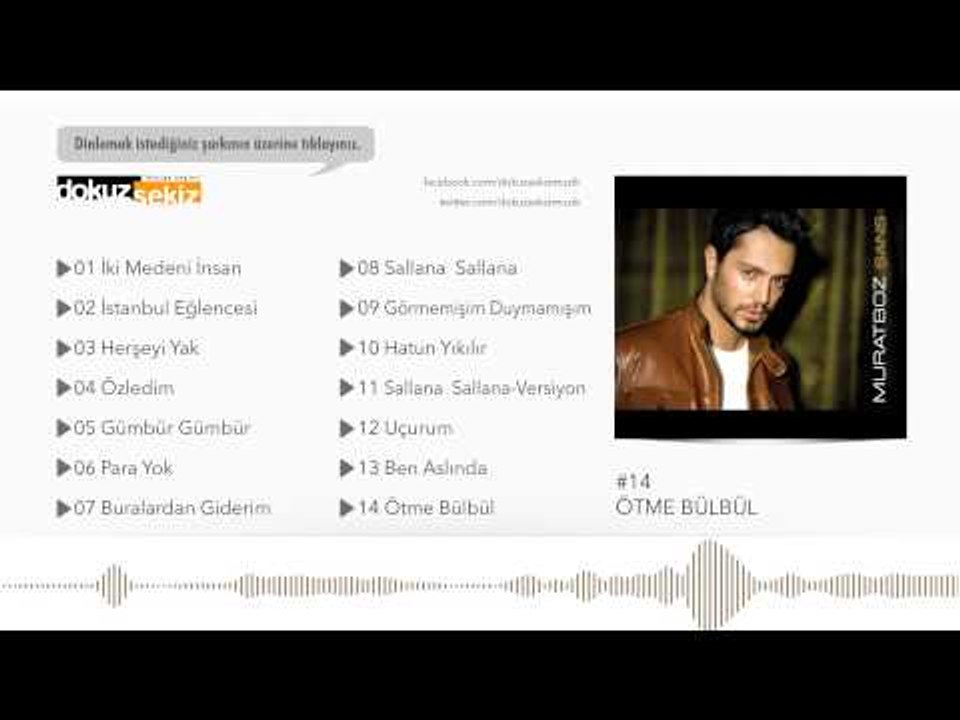 Murat Boz - Ötme Bülbül (Official Audio)