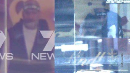 Le visage du preneur d'otage de Sydney filmé par la télévision australienne.