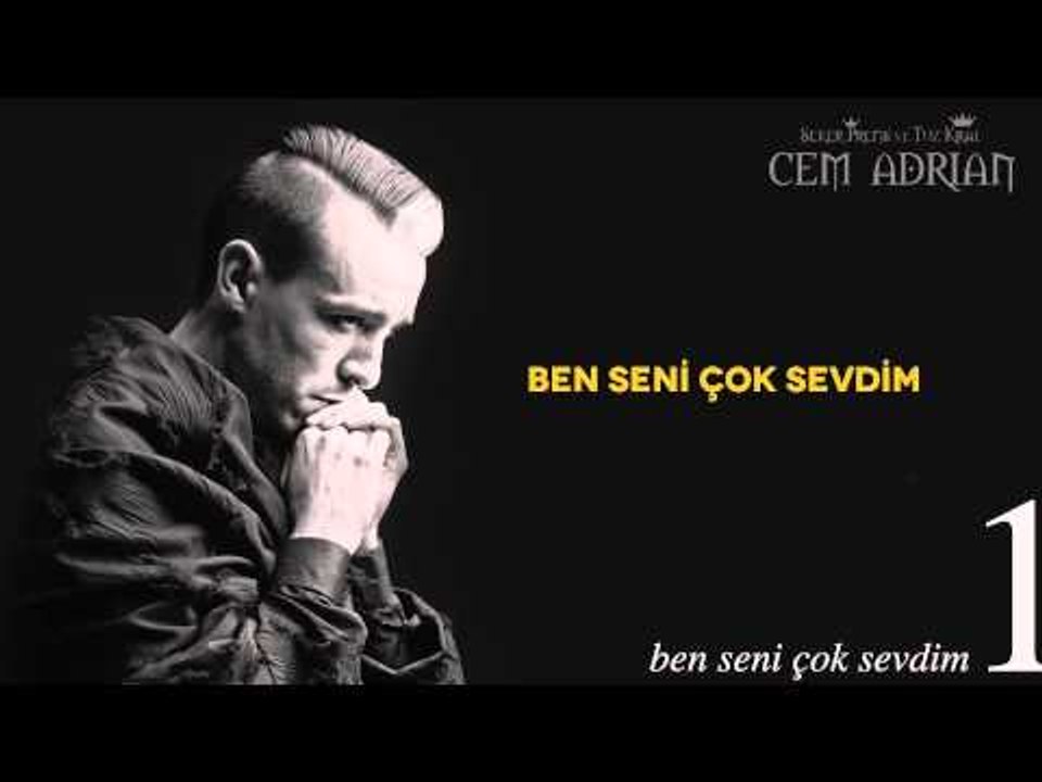 Cem Adrian - Ben Seni Çok Sevdim (Lyric Video)