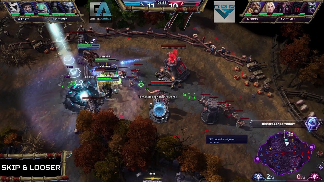 HotS | Game Addict vs Never Back Down - Scrim amical