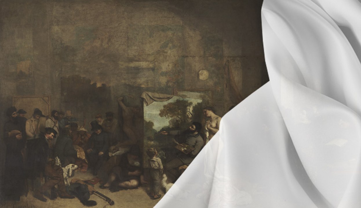 plongez au coeur de l'Atelier du Peintre de Gustave Courbet