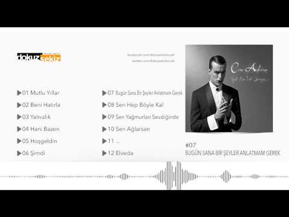 Cem Adrian - Bugün Sana Bir Şeyler Anlatmam Gerek (Official Audio)