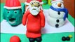 Funny Elf & Snowman Eggs Santa Claus Play Doh.