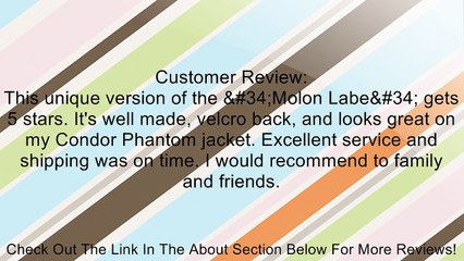 Spartan - Molon Labe Tactical Patch - Black by Gadsden and Culpeper Review