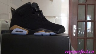 Authentic Air Jordan 6 Retro DMP Black-Metallic Gold HD Review @ repsperfect.cn