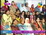 Fake Audience on Hum Tv morning Show, A Lady forgets the Script