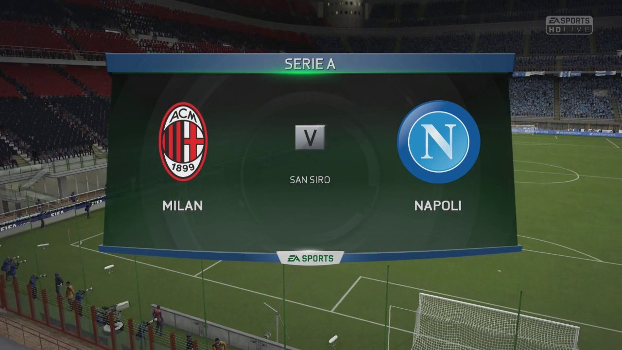 AC Milan vs. Napoli - Serie A 2014/15 - EA Sports FIFA 15 Prediction