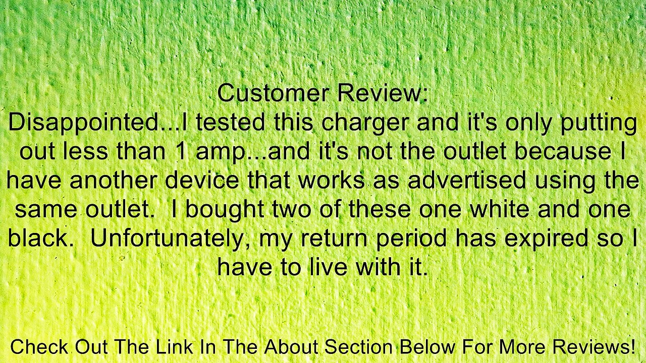 Belkin MIXIT Home and Travel Wall Charger for iPhone 6 / 6 Plus, iPhone 5/ 5S / 5c, iPad 4th Gen and iPad mini  (2.1 Amp / 10 Watt), White Review