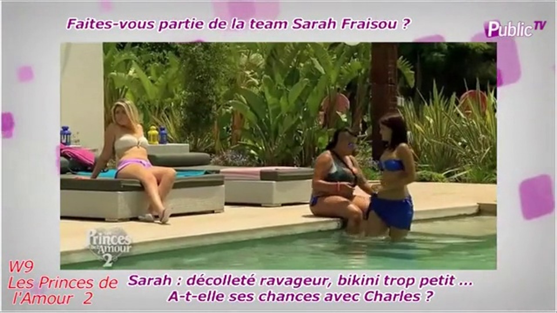 Public Zap Sarah Des Princes De L Amour 2 Decollete Ravageur Bikini Sexy A T Elle Ses Chances Avec Charles Video Dailymotion
